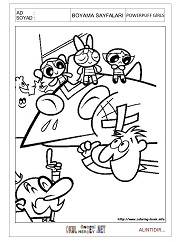 Powerpuff Girls boyama sayfaları